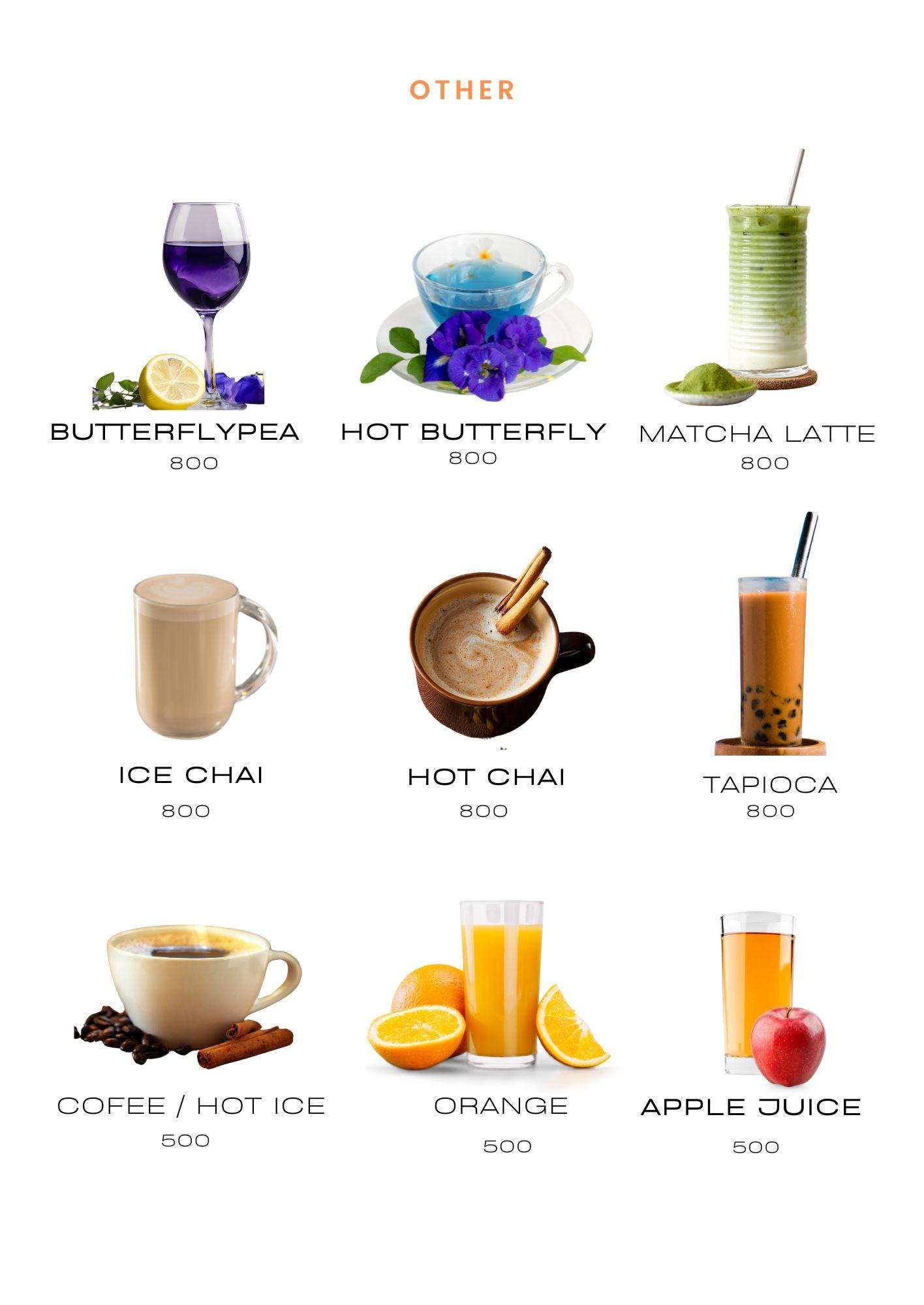 ヒルズボウルのサイドメニュー